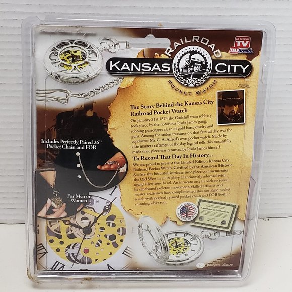 Kansas City Railroad Pocket Watch - Picture 7 of 8
